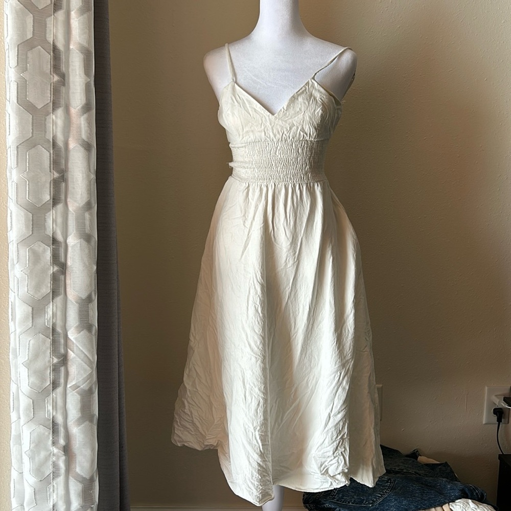 Zara white summer dress